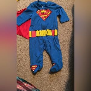 Superman Costume or Sleeper with Cape